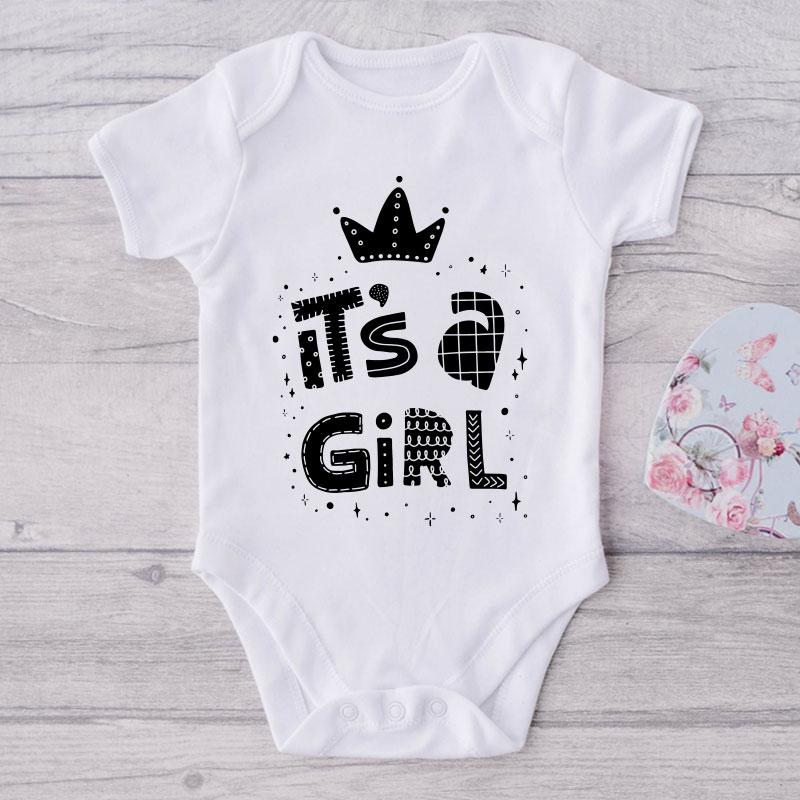 It's A Girl-Onesie-Best Gift For Babies-Adorable Baby Clothes-Clothes For Baby Girl-Best Gift For Papa-Best Gift For Mama-Cute Onesie NW0112 0-3 Months Official ONESIE Merch