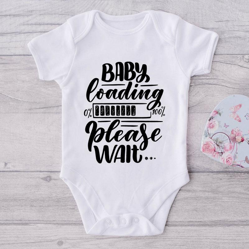 Baby Loading Please Wait-Funny Onesie-Best Gift For Babies-Adorable Baby Clothes-Clothes For Baby-Best Gift For Papa-Best Gift For Mama-Cute Onesie NW0112 0-3 Months Official ONESIE Merch