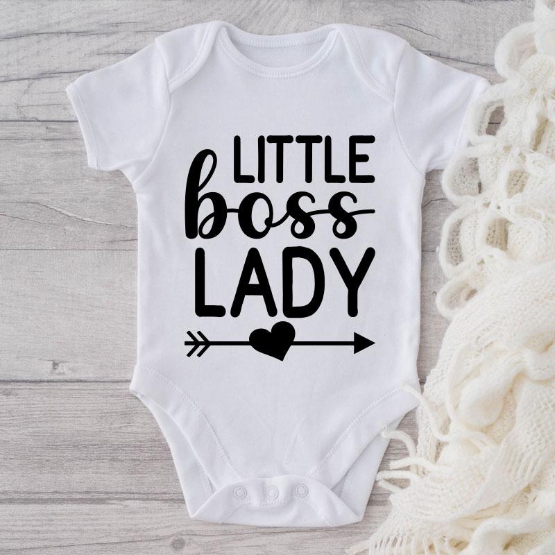 Little Boss Lady-Funny Onesie-Best Gift For Babies-Adorable Baby Clothes-Clothes For Baby Girl-Best Gift For Papa-Best Gift For Mama-Cute Onesie NW0112 0-3 Months Official ONESIE Merch
