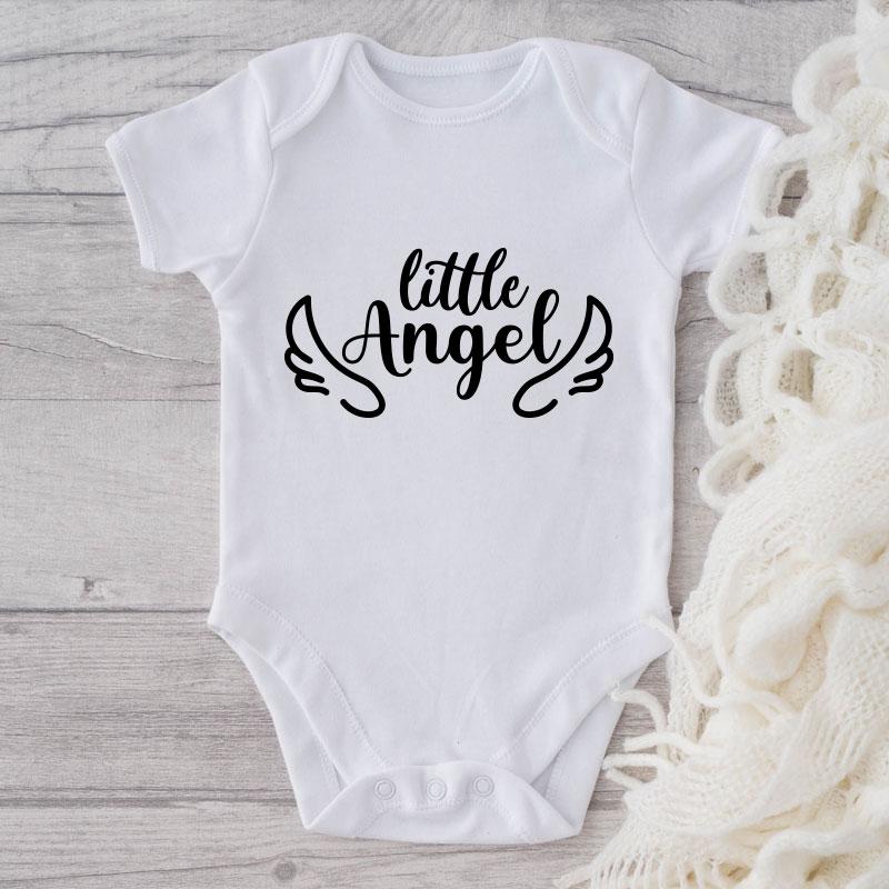 Little Angel-Onesie-Best Gift For Babies-Adorable Baby Clothes-Clothes For Baby-Best Gift For Papa-Best Gift For Mama-Cute Onesie NW0112 0-3 Months Official ONESIE Merch