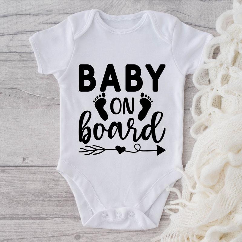 Baby On Board-Funny Onesie-Best Gift For Babies-Adorable Baby Clothes-Clothes For Baby-Best Gift For Papa-Best Gift For Mama-Cute Onesie NW0112 0-3 Months Official ONESIE Merch