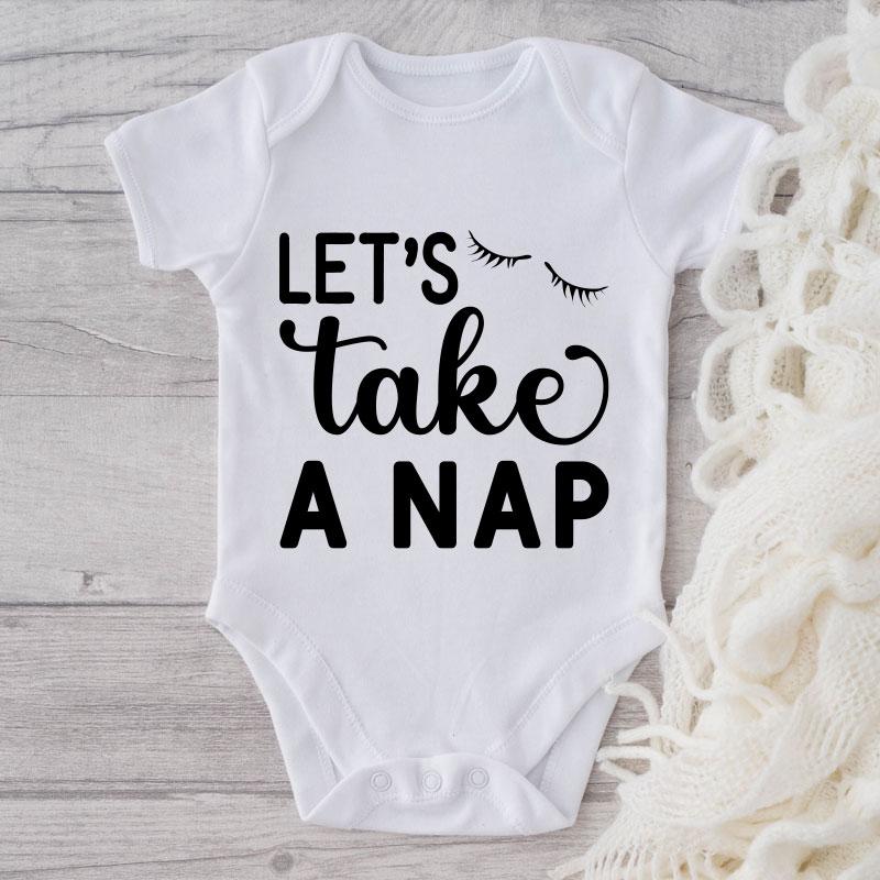 Let's Take A Nap-Funny Onesie-Best Gift For Babies-Adorable Baby Clothes-Clothes For Baby-Best Gift For Papa-Best Gift For Mama-Cute Onesie NW0112 0-3 Months Official ONESIE Merch