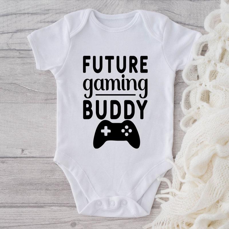 Future Gaming Buddy-Onesie-Best Gift For Babies-Adorable Baby Clothes-Clothes For Baby-Best Gift For Papa-Best Gift For Mama-Cute Onesie NW0112 0-3 Months Official ONESIE Merch