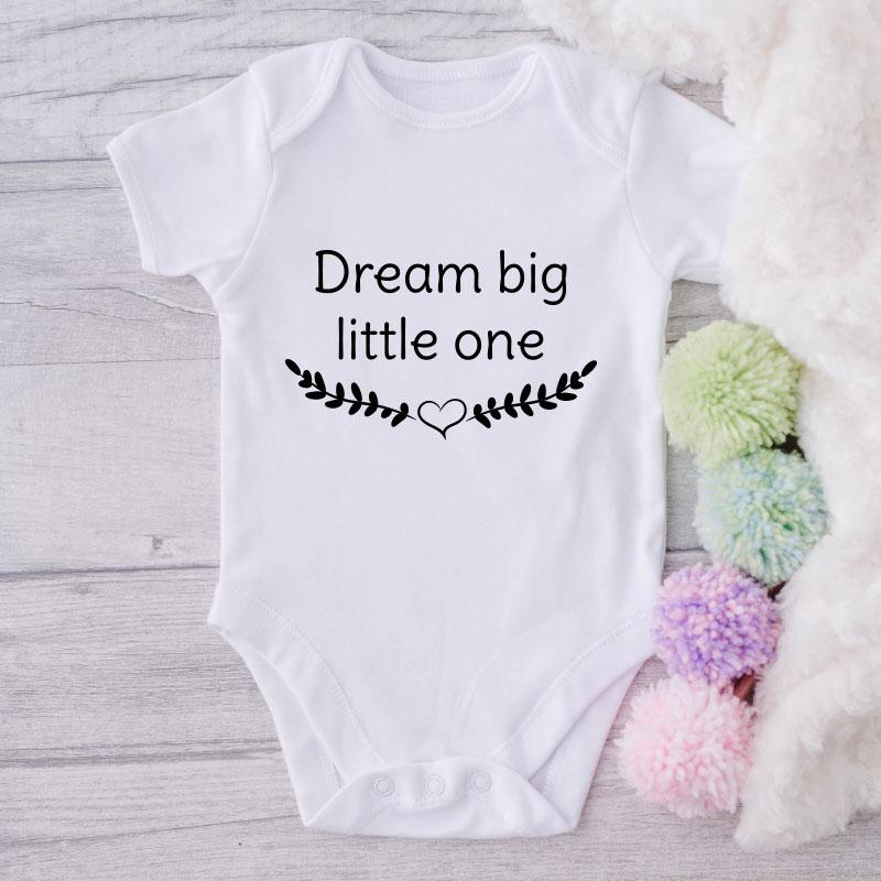 Dream Big Little One-Onesie-Best Gift For Babies-Adorable Baby Clothes-Clothes For Baby-Best Gift For Papa-Best Gift For Mama-Cute Onesie NW0112 0-3 Months Official ONESIE Merch