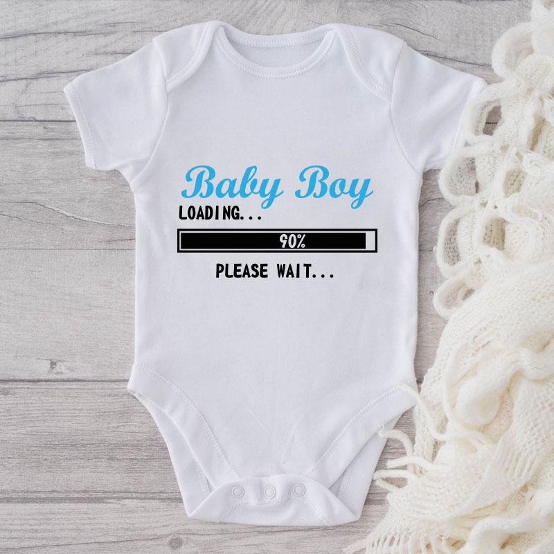 Baby Boy Loading Please Wait-Onesie-Adorable Baby Clothes-Clothes For Baby-Best Gift For Papa-Best Gift For Mama-Cute Onesie NW0112 0-3 Months Official ONESIE Merch
