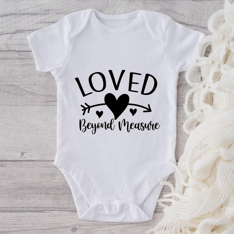 Loved Beyond Measure-Onesie-Adorable Baby Clothes-Clothes For Baby-Best Gift For Papa-Best Gift For Mama-Cute Onesie NW0112 0-3 Months Official ONESIE Merch