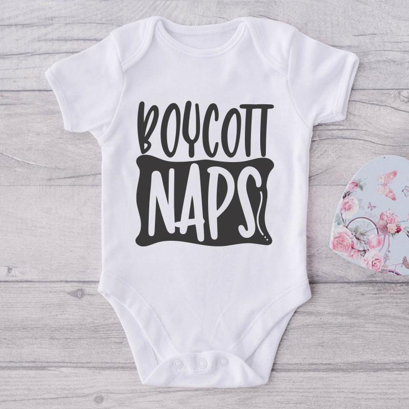 Boycott Naps-Funny Onesie-Adorable Baby Clothes-Clothes For Baby-Best Gift For Papa-Best Gift For Mama-Cute Onesie NW0112 0-3 Months Official ONESIE Merch