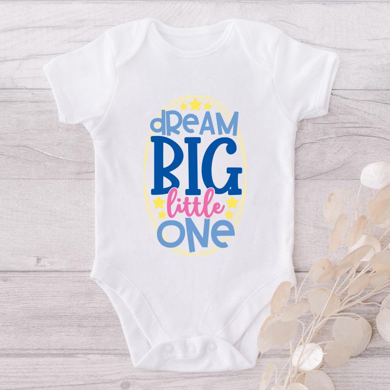 Dream Big Little One-Onesie-Adorable Baby Clothes-Clothes For Baby-Best Gift For Papa-Best Gift For Mama-Cute Onesie NW0112 0-3 Months Official ONESIE Merch