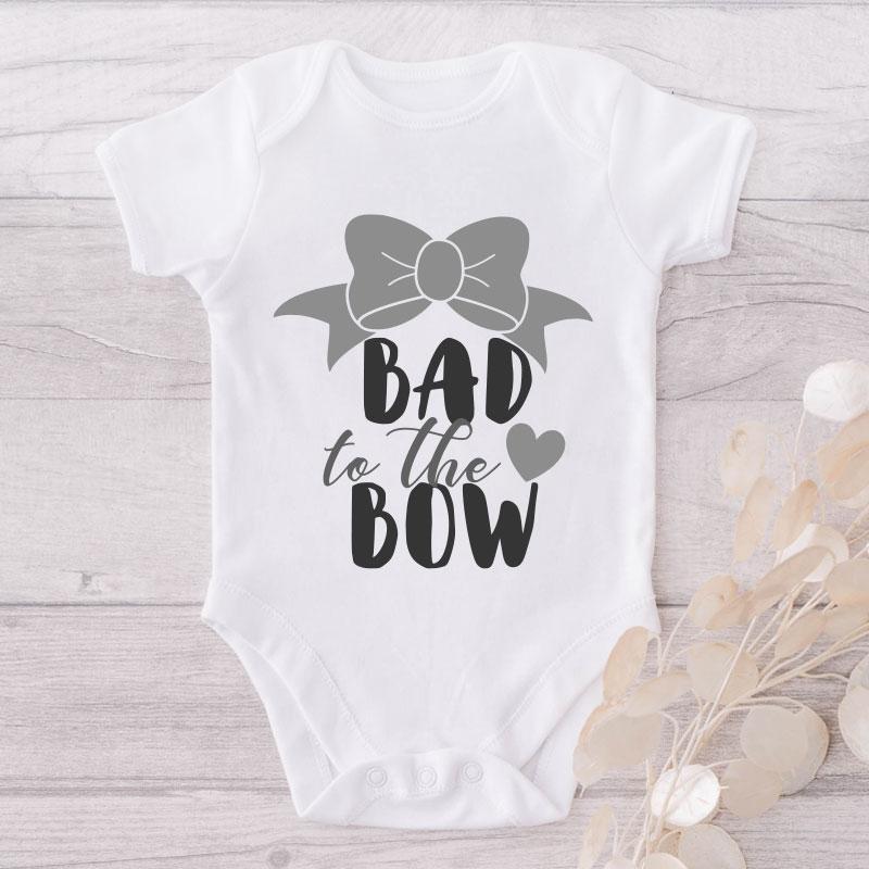 Bad Bow-Onesie-Adorable Baby Clothes-Clothes For Baby-Best Gift For Papa-Best Gift For Mama-Cute Onesie NW0112 0-3 Months Official ONESIE Merch