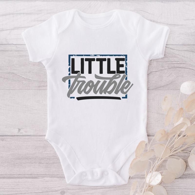 Little Trouble-Funny Onesie-Adorable Baby Clothes-Clothes For Baby-Best Gift For Papa-Best Gift For Mama-Cute Onesie NW0112 0-3 Months Official ONESIE Merch