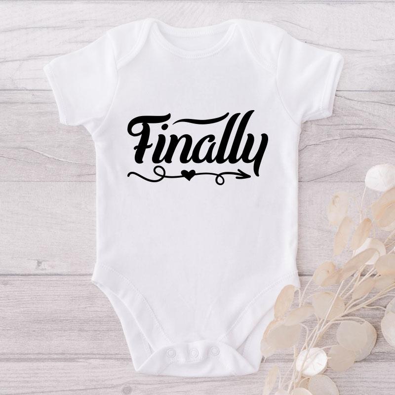 Finally-Funny Onesie-Adorable Baby Clothes-Best Gift For Papa-Best Gift For Mama-Clothes For Baby-Cute Onesie NW0112 0-3 Months Official ONESIE Merch
