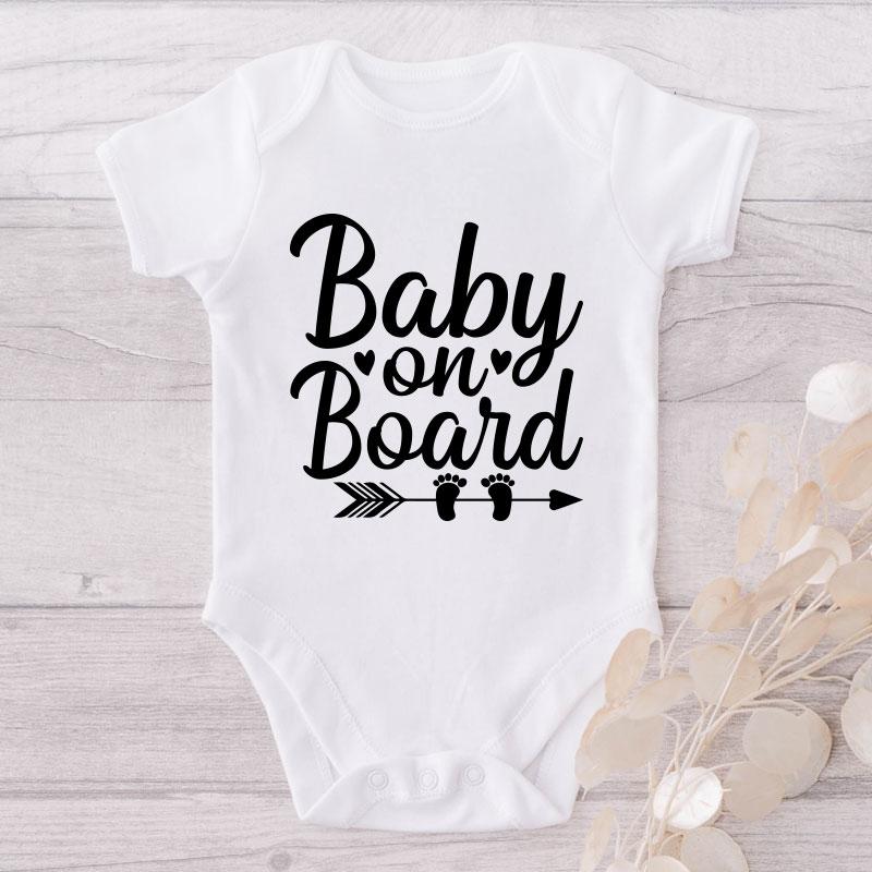 Baby On Board-Onesie-Adorable Baby Clothes-Best Gift For Papa-Best Gift For Mama-Clothes For Baby-Cute Onesie NW0112 0-3 Months Official ONESIE Merch