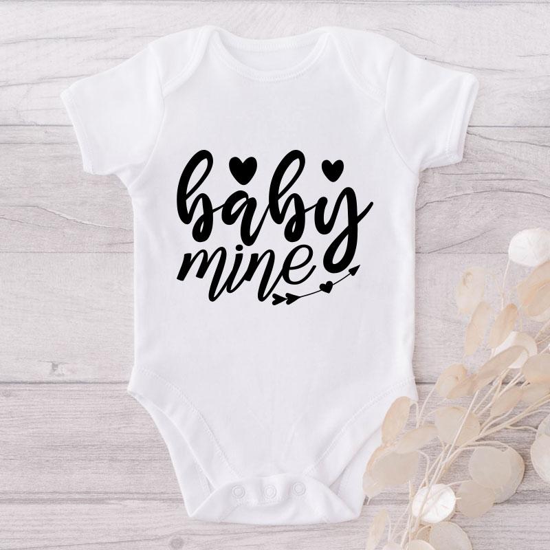 Baby Mine-Onesie-Adorable Baby Clothes-Best Gift For Papa-Best Gift For Mama-Clothes For Baby-Cute Onesie NW0112 0-3 Months Official ONESIE Merch