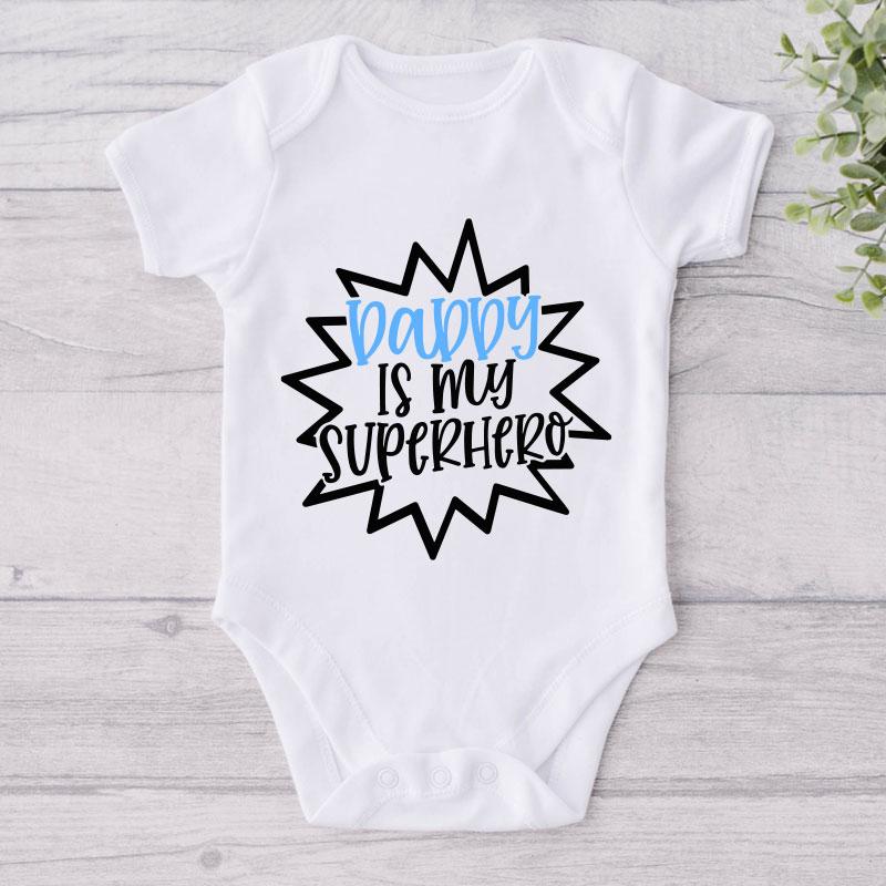 Daddy Is My Superhero-Onesie-Best Gift For Babies-Adorable Baby Clothes-Clothes For Baby-Best Gift For Papa-Best Gift For Mama-Cute Onesie NW0112 0-3 Months Official ONESIE Merch