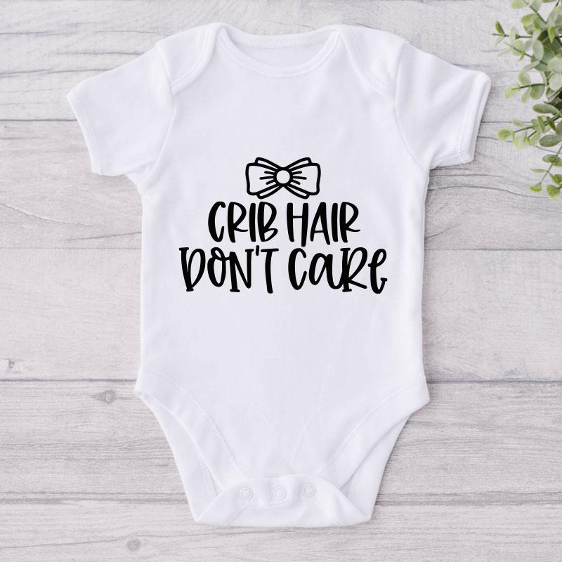 Crib Hair Don`t Care-Onesie-Best Gift For Babies-Adorable Baby Clothes-Clothes For Baby-Best Gift For Papa-Best Gift For Mama-Cute Onesie NW0112 0-3 Months Official ONESIE Merch