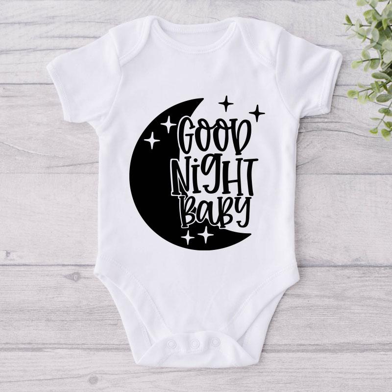 Good Night Baby-Onesie-Best Gift For Babies-Adorable Baby Clothes-Clothes For Baby-Best Gift For Papa-Best Gift For Mama-Cute Onesie NW0112 0-3 Months Official ONESIE Merch