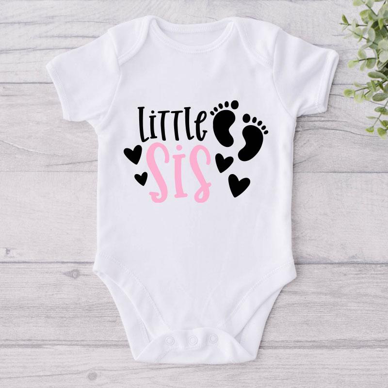 Little Sis-Onesie-Best Gift For Babies-Adorable Baby Clothes-Clothes For Baby-Best Gift For Papa-Best Gift For Mama-Cute Onesie NW0112 0-3 Months Official ONESIE Merch