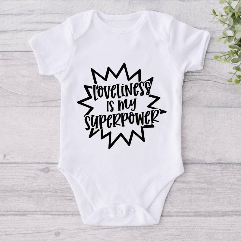 Loveliness Is My Superpower-Onesie-Best Gift For Babies-Adorable Baby Clothes-Clothes For Baby-Best Gift For Papa-Best Gift For Mama-Cute Onesie NW0112 0-3 Months Official ONESIE Merch