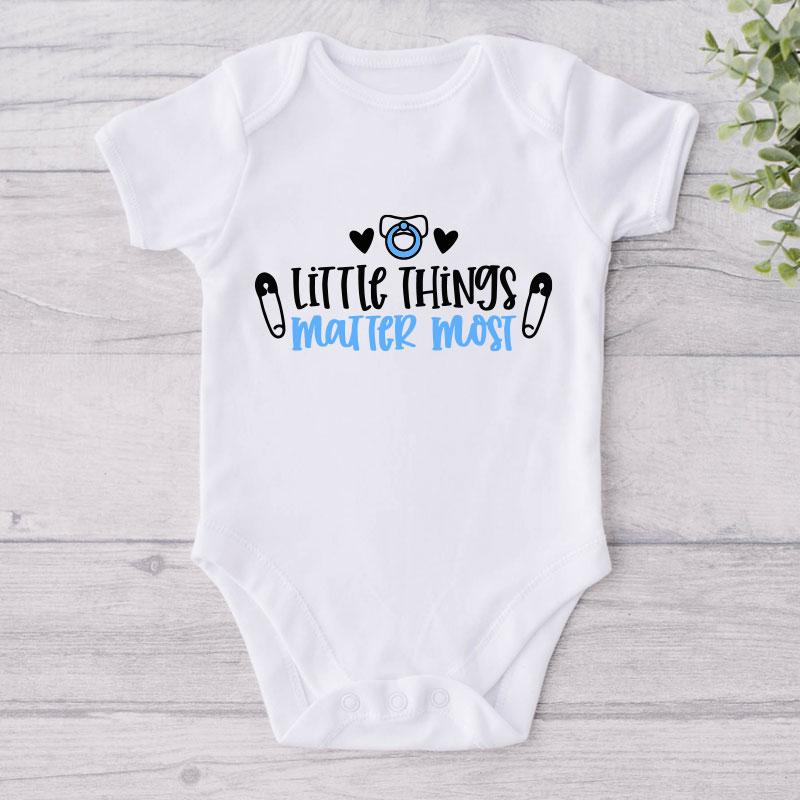 Little Things Matter Most-Onesie-Best Gift For Babies-Adorable Baby Clothes-Clothes For Baby-Best Gift For Papa-Best Gift For Mama-Cute Onesie NW0112 0-3 Months Official ONESIE Merch