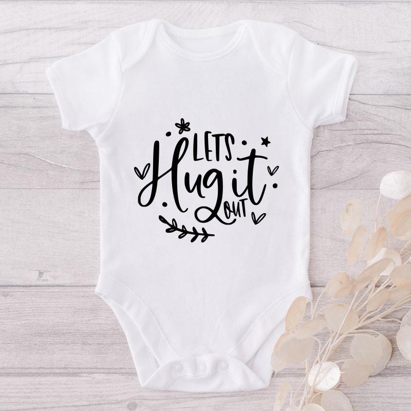 Let's Hug It Out-Onesie-Best Gift For Babies-Adorable Baby Clothes-Clothes For Baby-Best Gift For Papa-Best Gift For Mama-Cute Onesie NW0112 0-3 Months Official ONESIE Merch