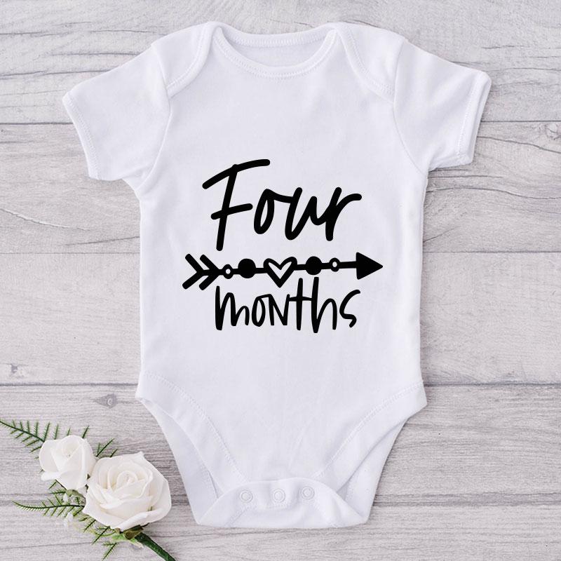 Four Months-Onesie-Best Gift For Babies-Adorable Baby Clothes-Clothes For Baby-Best Gift For Papa-Best Gift For Mama-Cute Onesie NW0112 0-3 Months Official ONESIE Merch