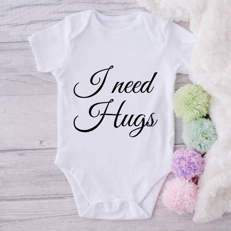 I Need Hugs-Onesie-Best Gift For Babies-Adorable Baby Clothes-Clothes For Baby-Best Gift For Papa-Best Gift For Mama-Cute Onesie NW0112 0-3 Months Official ONESIE Merch
