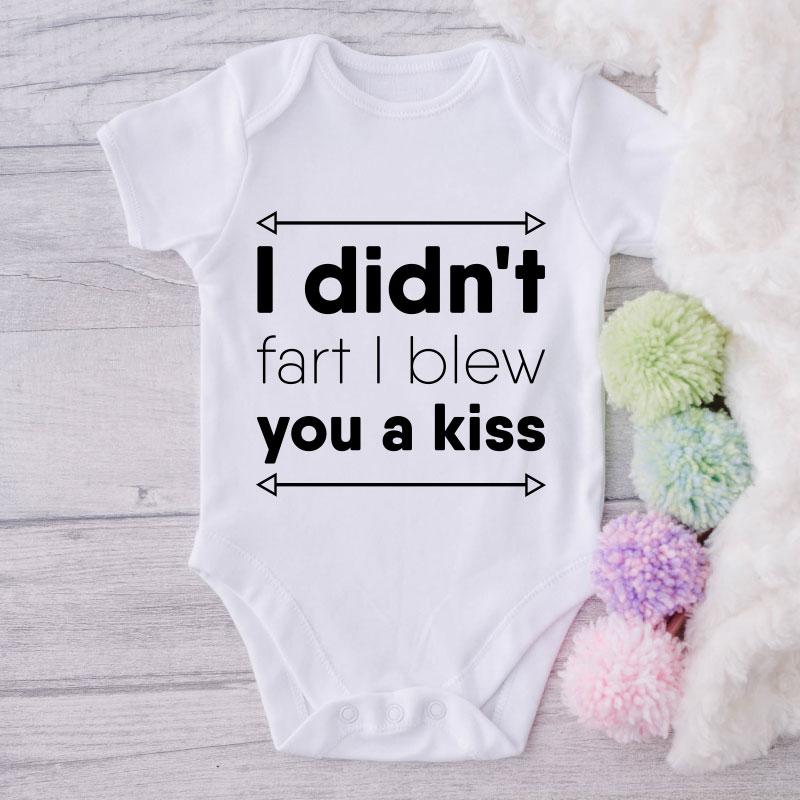 I Didn't Fart I Blew You A Kiss-Onesie-Best Gift For Babies-Adorable Baby Clothes-Clothes For Baby-Best Gift For Papa-Best Gift For Mama-Cute Onesie NW0112 0-3 Months Official ONESIE Merch