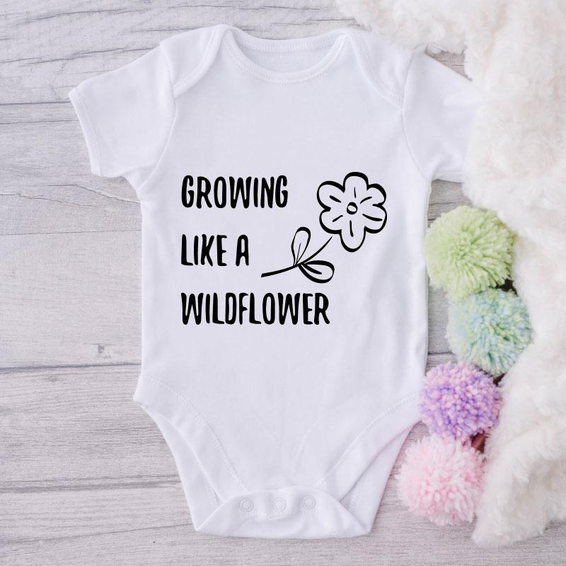 Growing Like A Wildflower-Onesie-Best Gift For Babies-Adorable Baby Clothes-Clothes For Baby-Best Gift For Papa-Best Gift For Mama-Cute Onesie NW0112 0-3 Months Official ONESIE Merch