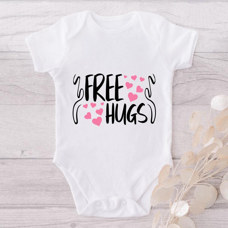 Free Hugs-Onesie-Best Gift For Babies-Adorable Baby Clothes-Clothes For Baby-Best Gift For Papa-Best Gift For Mama-Cute Onesie NW0112 0-3 Months Official ONESIE Merch