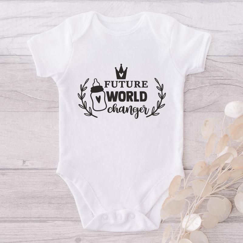 Future World Changer-Onesie-Best Gift For Babies-Adorable Baby Clothes-Clothes For Baby-Best Gift For Papa-Best Gift For Mama-Cute Onesie NW0112 0-3 Months Official ONESIE Merch