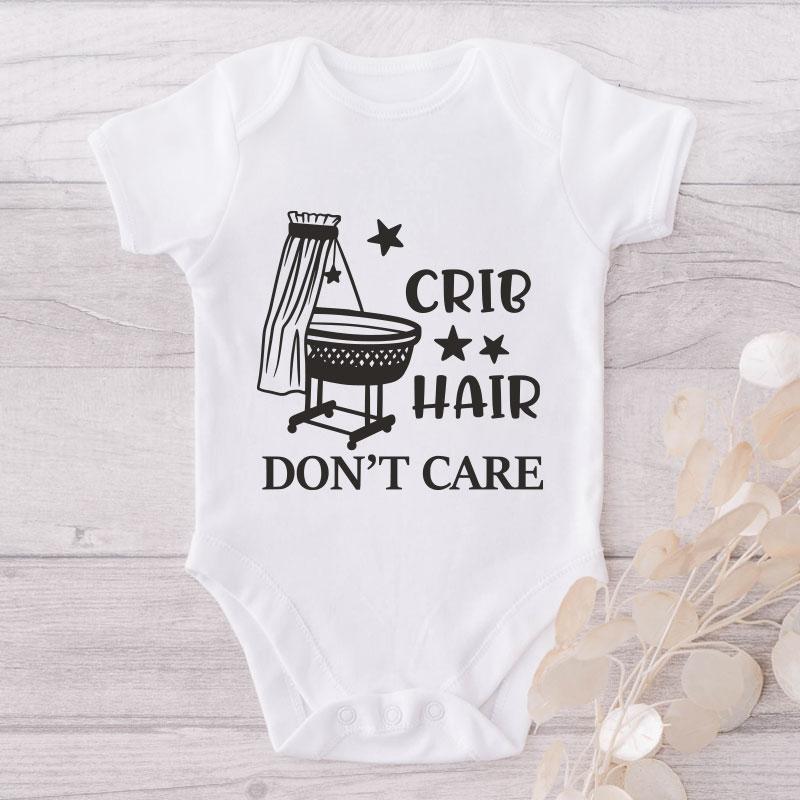 Crib Hair Don't Care-Onesie-Best Gift For Babies-Adorable Baby Clothes-Clothes For Baby-Best Gift For Papa-Best Gift For Mama-Cute Onesie NW0112 0-3 Months Official ONESIE Merch