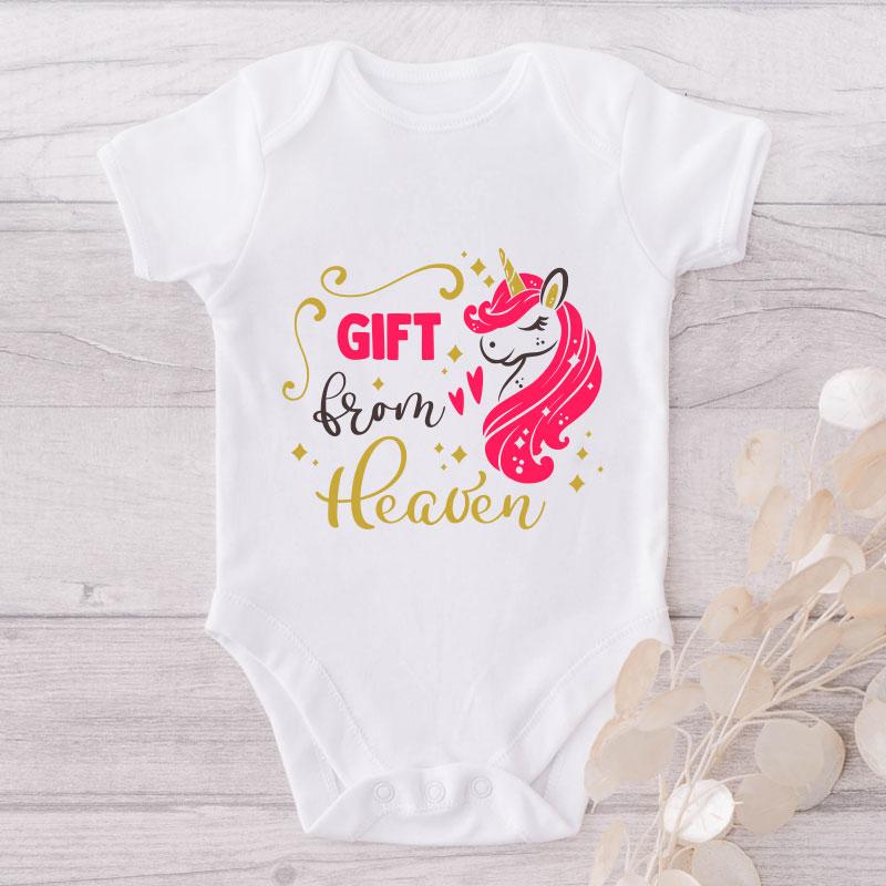 Gift From Heaven-Onesie-Best Gift For Babies-Adorable Baby Clothes-Clothes For Baby-Best Gift For Papa-Best Gift For Mama-Cute Onesie NW0112 0-3 Months Official ONESIE Merch