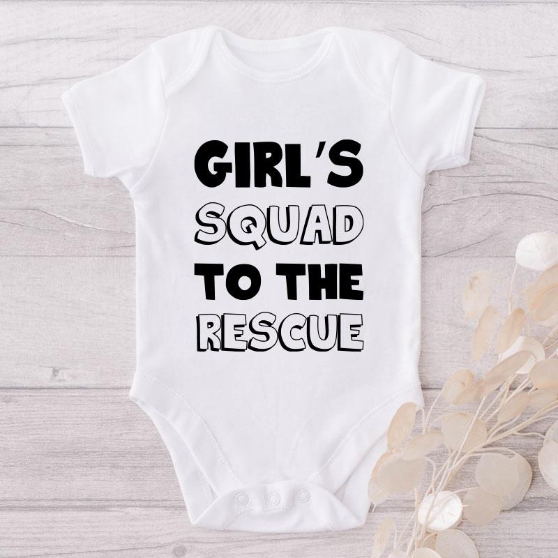 Girl's Squad To The Rescue-Onesie-Best Gift For Babies-Adorable Baby Clothes-Clothes For Baby-Best Gift For Papa-Best Gift For Mama-Cute Onesie NW0112 0-3 Months Official ONESIE Merch