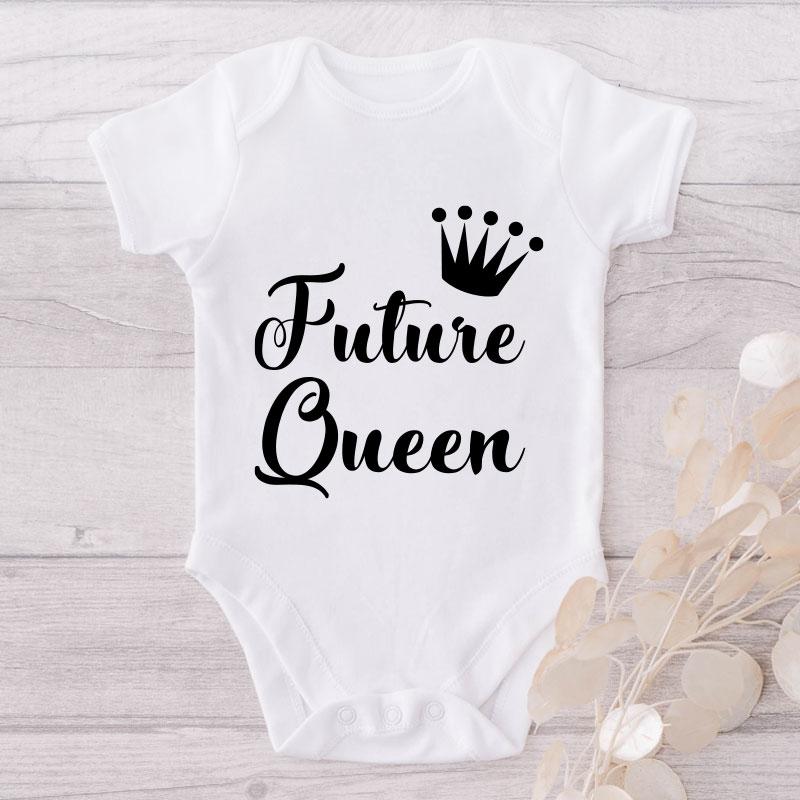 Future Queen-Onesie-Best Gift For Babies-Adorable Baby Clothes-Clothes For Baby-Best Gift For Papa-Best Gift For Mama-Cute Onesie NW0112 0-3 Months Official ONESIE Merch