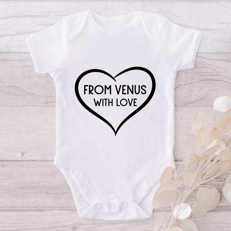 From Venus With Love-Onesie-Best Gift For Babies-Adorable Baby Clothes-Clothes For Baby-Best Gift For Papa-Best Gift For Mama-Cute Onesie NW0112 0-3 Months Official ONESIE Merch