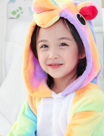 Cozy Rainbow Kids Onesie | Onesieful OF0112 XS (100) - 2-4 years - 85-100 CM Official ONESIE Merch