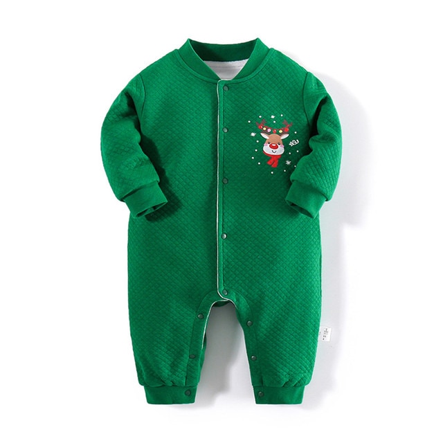 Prowow Christmas Baby Boys Clothes Casrtoon Kids Toddler Costume Xmas Elk Overalls For Children Clothing Festival 3.jpg 640x640 3 - Christmas Onesie